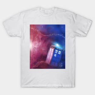 Doctor Who. TARDIS. I'm burning up a sun just to say goodbye. T-Shirt